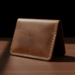 CrazyHorse Premium Leather Card Holder Wallet for Men Half Fold Pose Shoot By treeleather