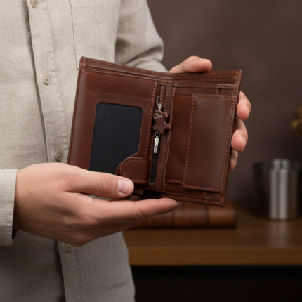 Original Leather Aqama Men’s Wallet in Pakistan